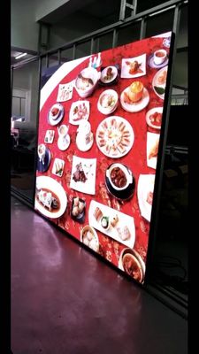 3.456m*2.88m 1920Hz Indoor LED Video Screen With Magnet Installable Plastic Cabinet