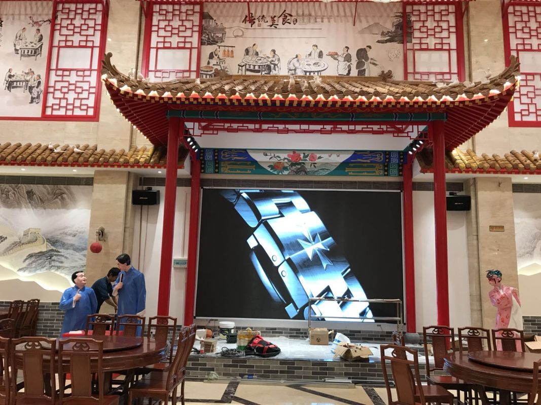 Full Color HD LED Video Wall 140 Degree Wide Viewing Angle Large LED Display Panels