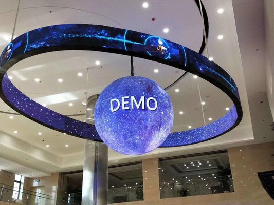 IP33 Waterproof LED Sphere Display 1/16 Scan 0.8m 1m 1.2m Ball Diameter