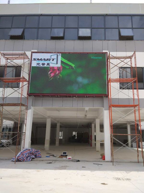 P6 Waterproof Durable Outdoor LED Video Screen 6500mcd High Brightness Shenzhen Factory