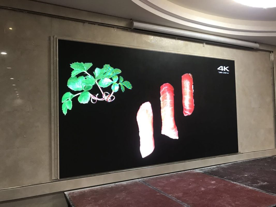 Strong IP33 4k Video Wall Display 1536 * 832 High Performance LED Wall Board Shenzhen Factory