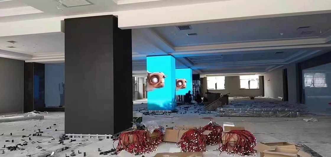 P3 Indoor Right angle LED Display Magnet Install No line 800mcd Shenzhen Factory