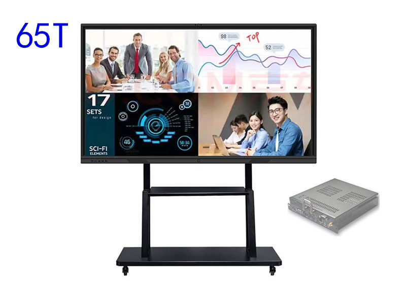 Touchscreen Interactive Whiteboard Display 1920x1080 For Conference Room